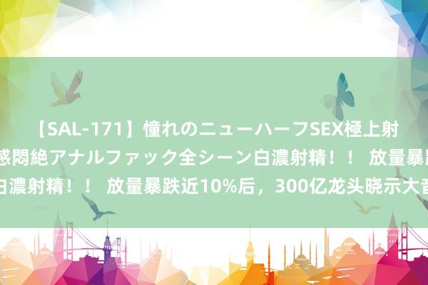 【SAL-171】憧れのニューハーフSEX極上射精タイム イキまくり快感悶絶アナルファック全シーン白濃射精！！ 放量暴跌近10%后，300亿龙头晓示大音讯