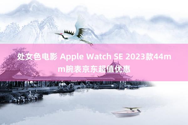 处女色电影 Apple Watch SE 2023款44mm腕表京东超值优惠