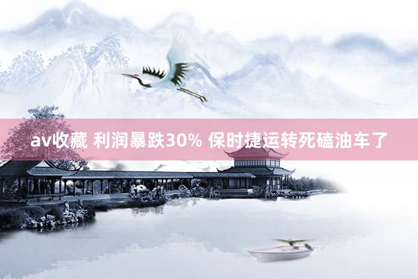 av收藏 利润暴跌30% 保时捷运转死磕油车了